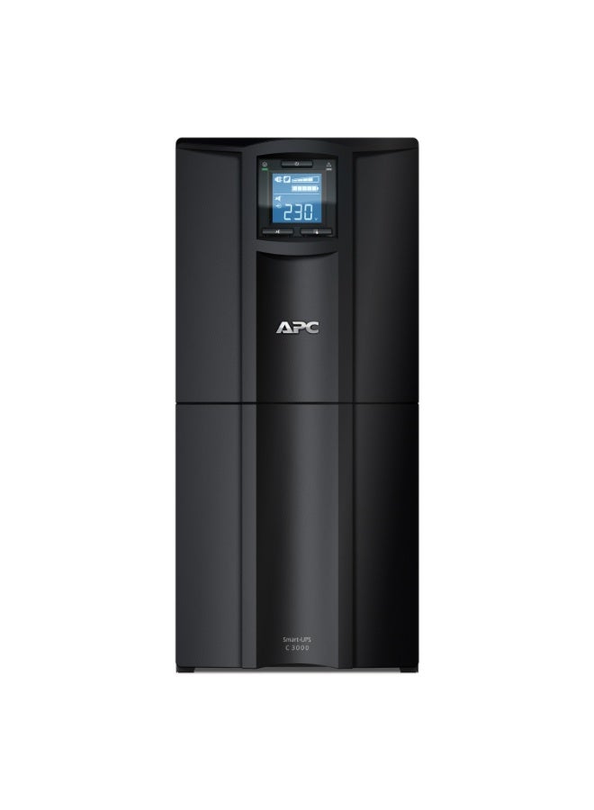 اي بي سي ‏SMC3000I | مزوّد طاقة غير منقطع (UPS) من APC طراز Smart-UPS C بقدرة 3000 فولت-أمبير، مزوّد بشاشة LCD، يعمل على 230 فولت - Image 3